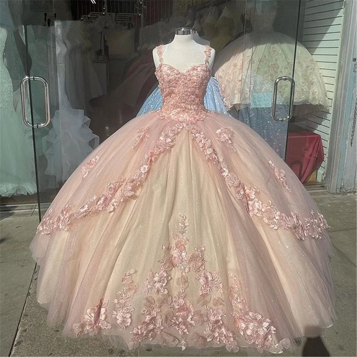 Princess Pink Quinceanera Dresses