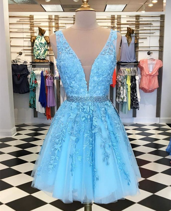 Knee Length Short Formal Dress For Homecoming Party