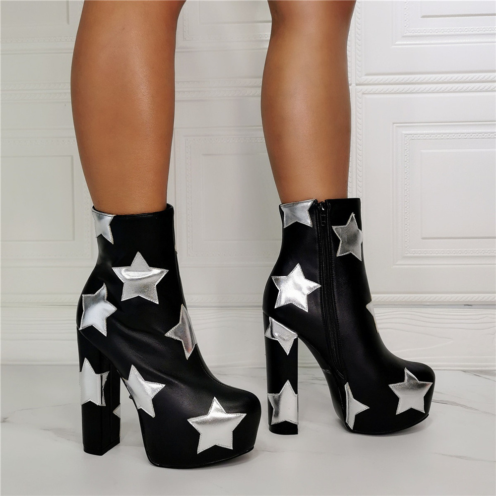 Women Platform Ankle Boots
