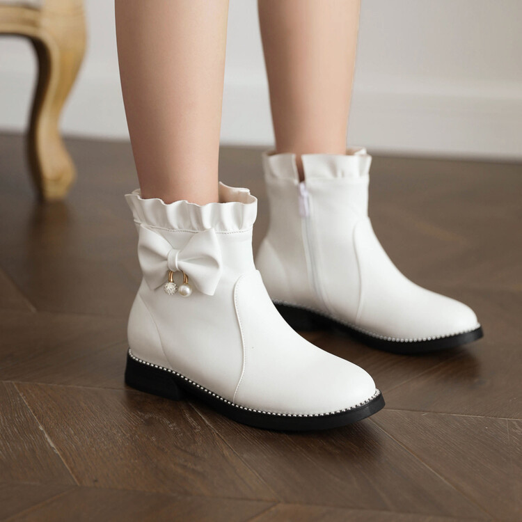 Women Flat Ankle Boots
