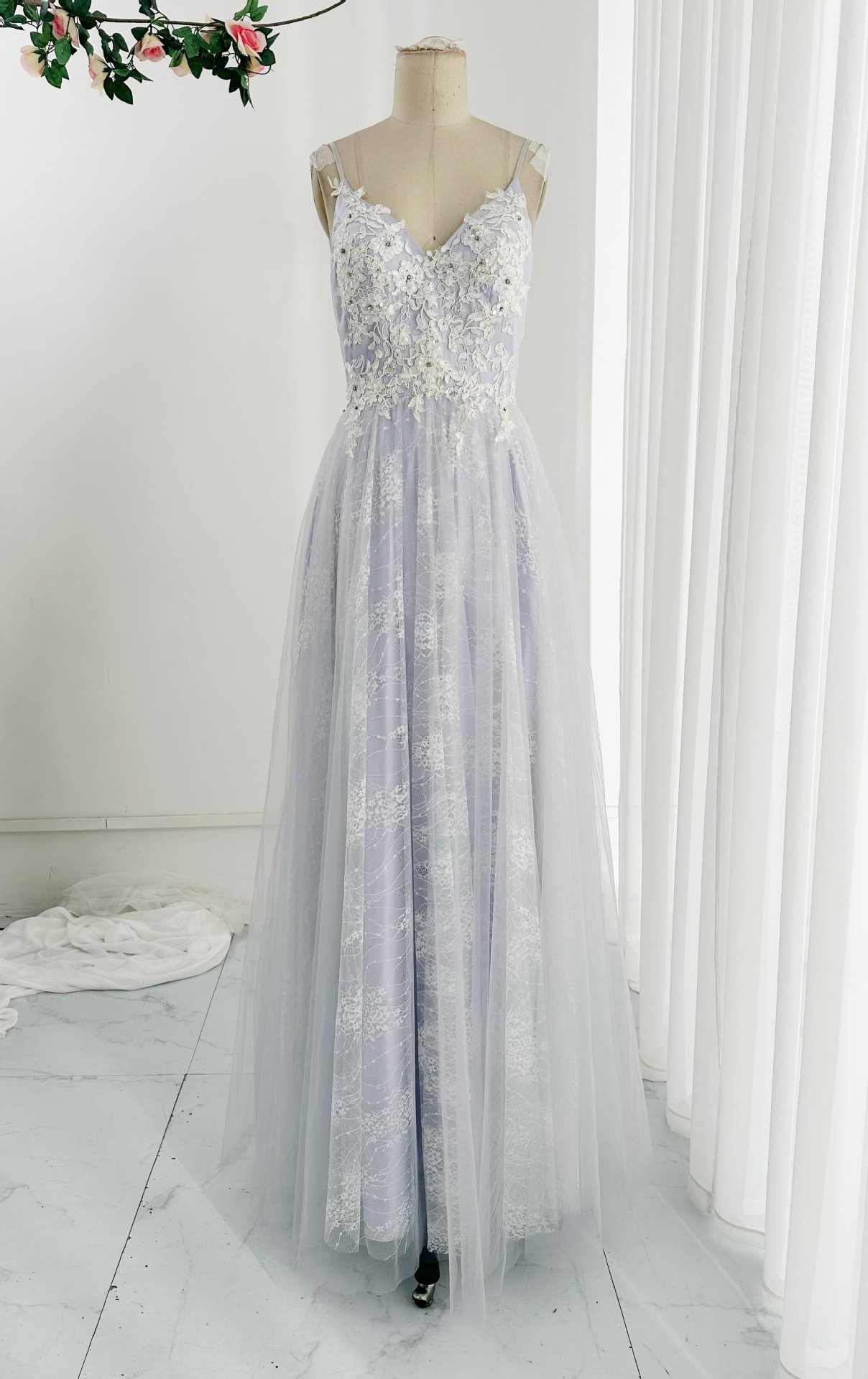 Lilac And Ivory Floor Length Pageant Dress Long Evening Gown Prom Dresses Long 2025
