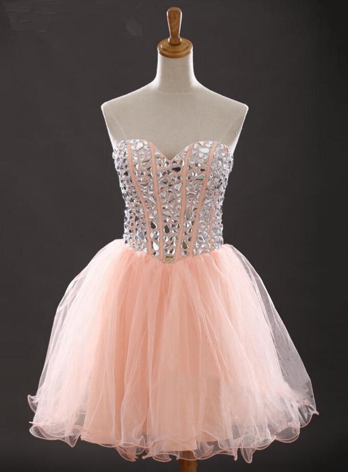 Sleeveless Knee Length Graduation Party Cocktail Dress