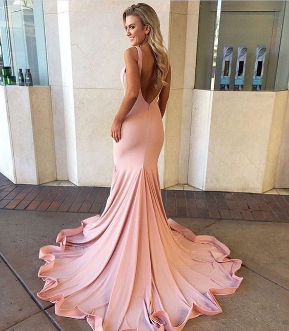 Charming Low Back Fit To Flare Occasion Prom Dress on Luulla