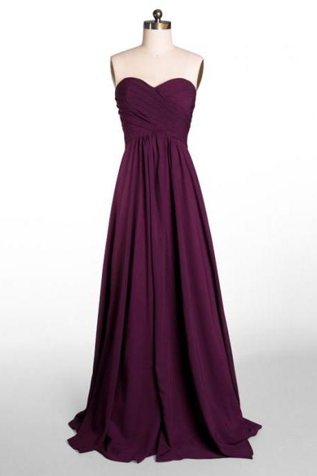 Strapless Long Chiffon Formal Occasion Dress Evening Gown