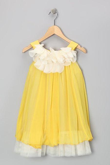 Simple Toddler Flower Girl Dress