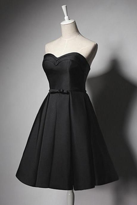 Short Princess Black Homecoming Dress Semi Formal Occasion Dress