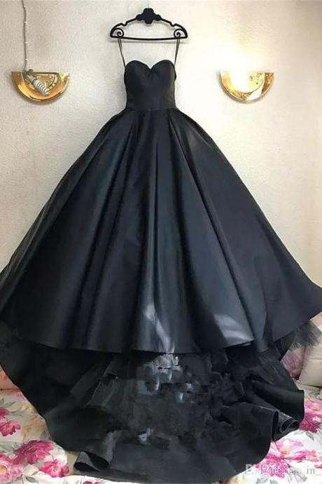 Black Ball Gown Prom Dress