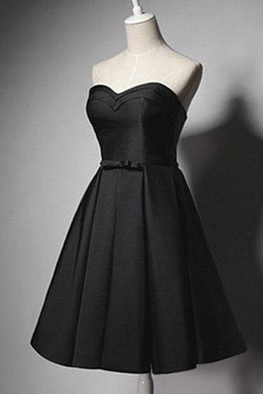Little Black Dress Sleeveless Short Semi Formal Dress