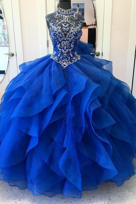 Royal Royal Blue Ball Gown Quinceanera Dress