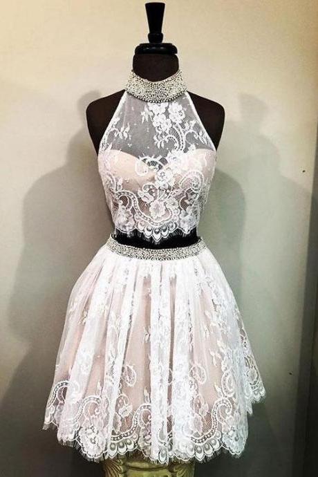 Short Two Pieces Prom Dress