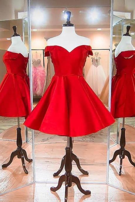 Corset Short Red Homecoming Dress