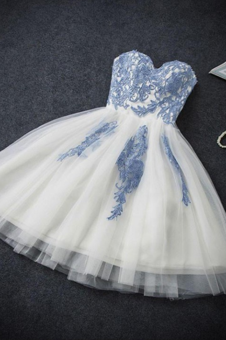 Sleeveless Short Semi Formal Dress Knee Length Homecoming Dress