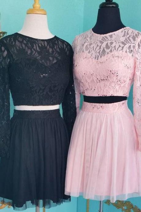 Sweetheart Neck Long Chiffon Prom Dresses Lace Women Dresses