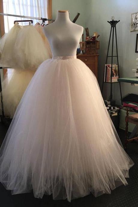 Ivory Ball Gown Tutu Skirt