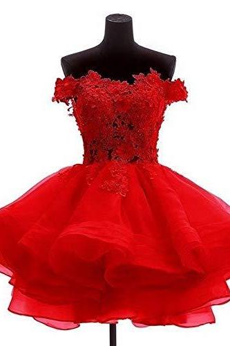 Short Red Hoco Dress