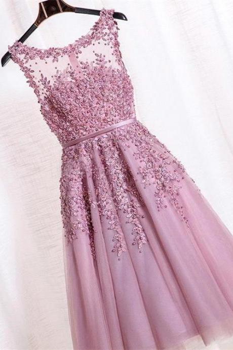 Short Semi Formal Occasion Dresses For Party With Beads