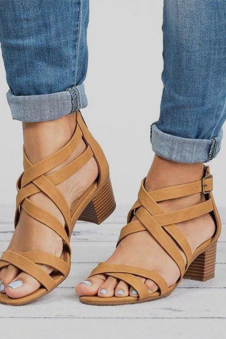 Strappy Sandals Women Shoes