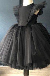 Black Tulle Girl Dress