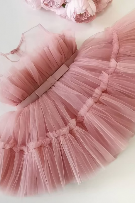 Tulle Girl Dress for Birthday Party