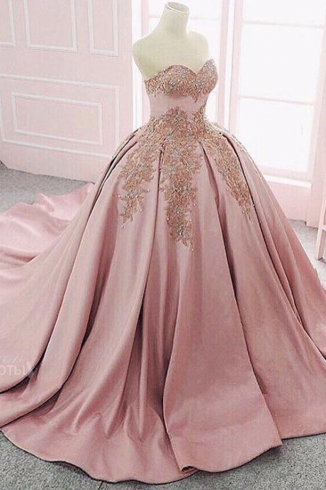 Sweetheart Neck Ball Gown Pageant Dress Formal Evening Gowns
