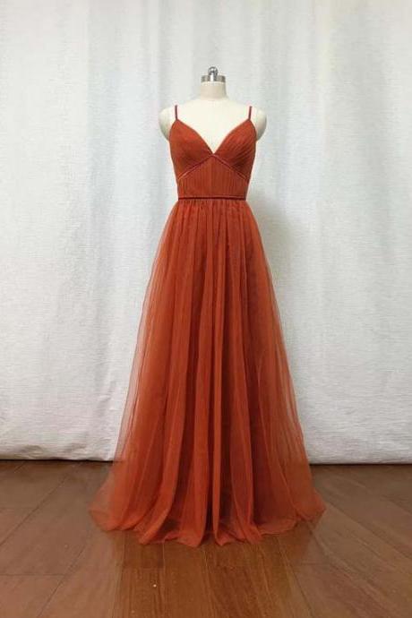 Spaghetti Straps Formal Occasion Dress Long Pageant Evening Gowns