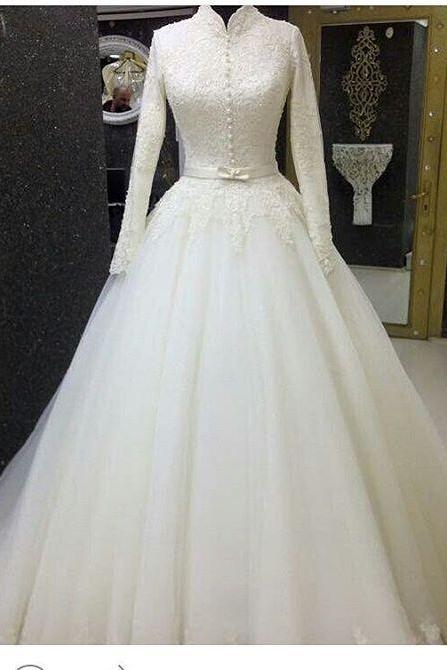 Modest Wedding Dresses For Brides Muslim Bridal Gowns