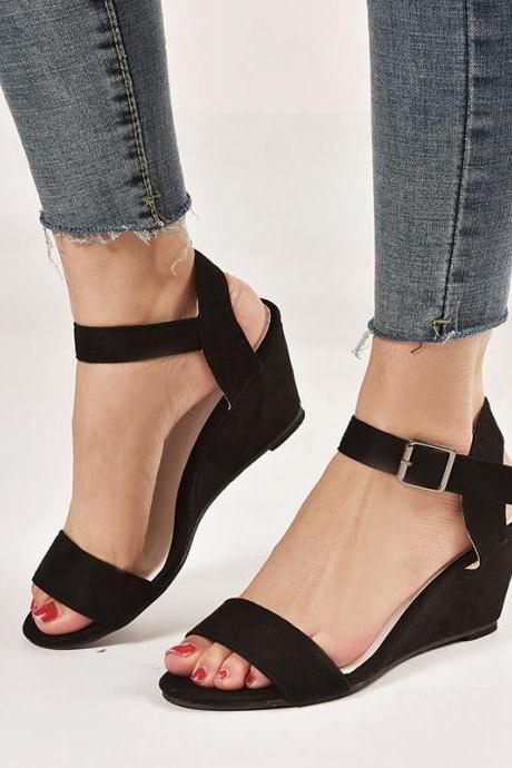 Ankle Strap Women Wedge Sandals