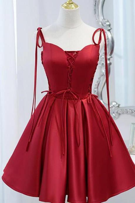 Red Short Party Dress