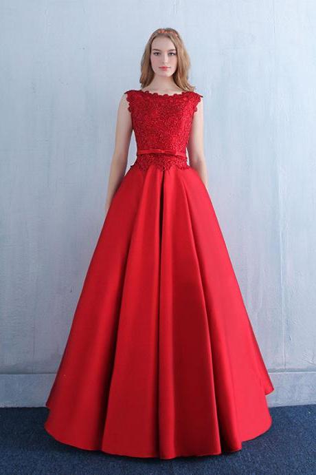 Red Formal Occasion Dresses Long Evening Gowns
