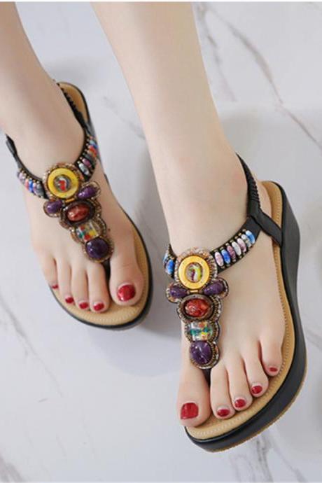 Gemstones Decor Sandals