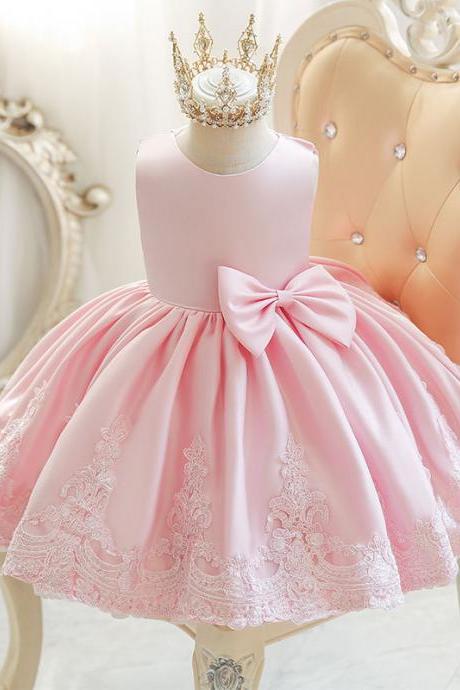 Pink Girl Birthday Dress