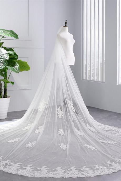 2T Bridal Veil with Blusher 