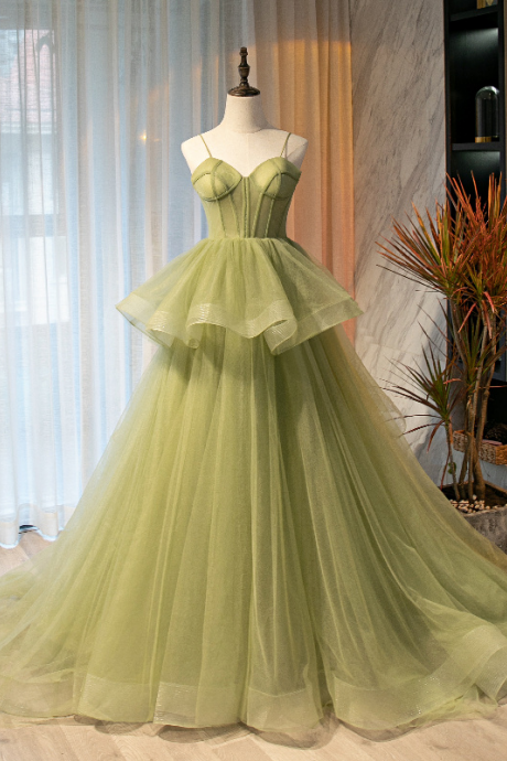 Sweetheart Layered Princess Formal Evening Gown Prom Dress