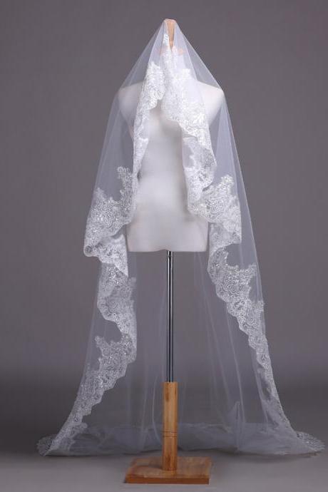 SIngle Layer Bridal Veil for Brides