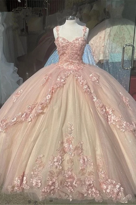 Princess Pink Quinceanera Dresses