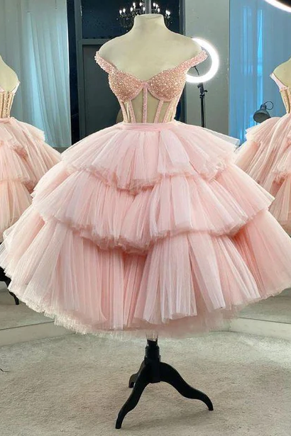 Off The Shoulder Tulle Fairy Dress