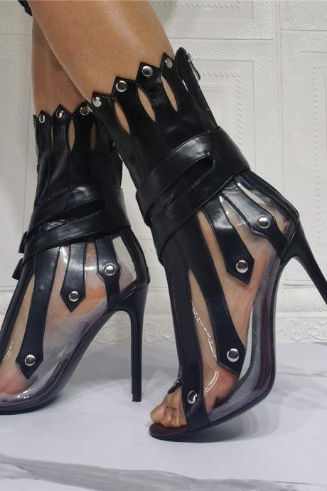 Stylish Peep Toe Women Heels Shoes