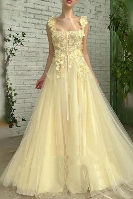 Yellow Fairy Tale Dress