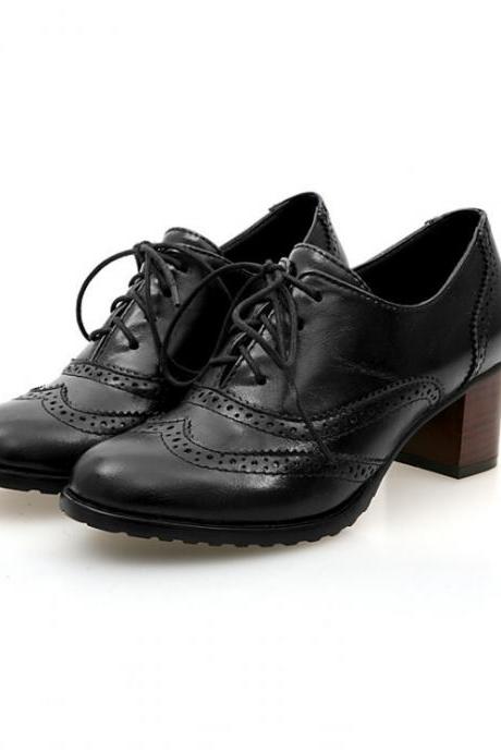 Vintage Oxford Shoes Women
