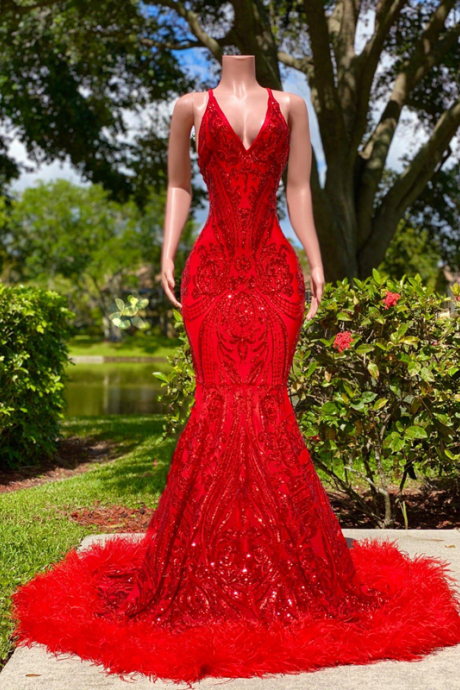 Fit To Flare Red Prom Dress Pageant Gown