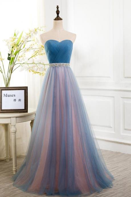 Sleeveless Multi Color Floor Length Formal Dress Long Evening Gown