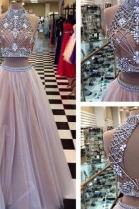 2 Pieces Prom Dress
