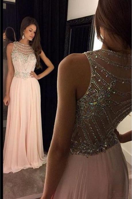 Illusion Sweetheart Sheer Back Prom Dresses With Beading