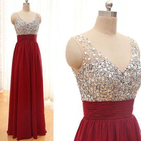 ILLUSION PROM DRESS WITH CRYSTALS on Luulla