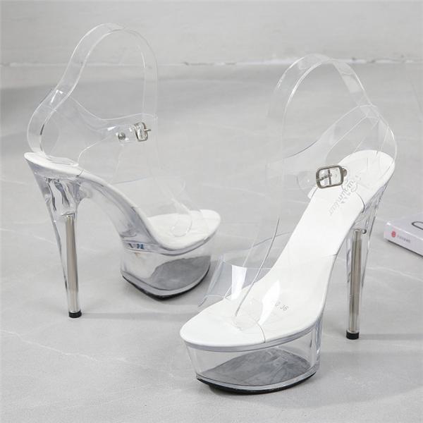Ankle Strap Platform Heels Sandals Prom Shoes