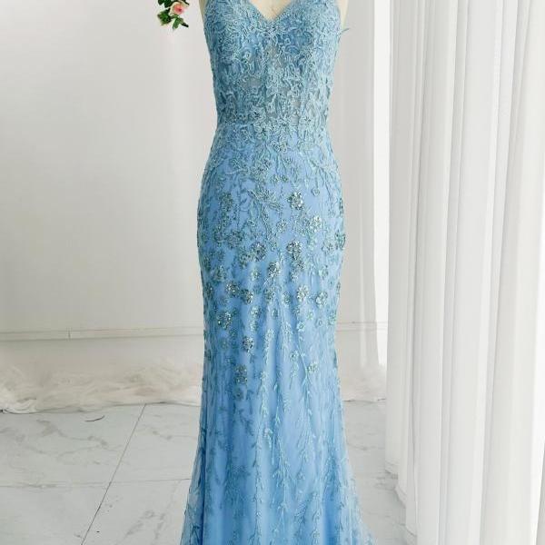 Blue Prom Dress