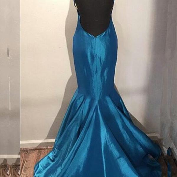 Plunging V-neck Pleated Floor Length Long Evening Dress With Beaded ...