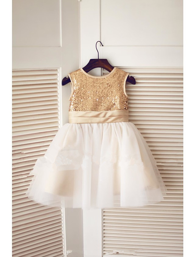 Luna Sequin Flower Girl Dress – Made to Order
