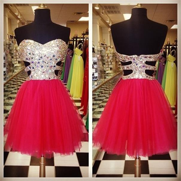 Short Red Junior Prom Dress Graduation Dress on Luulla