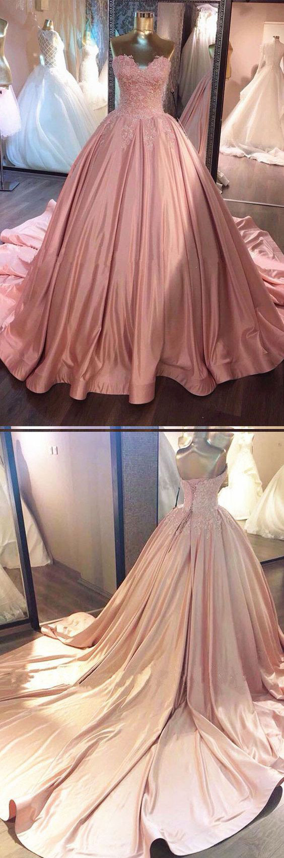 Strapless Ball Gown Prom Dress on Luulla